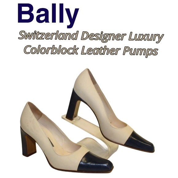 Bally Designer Leather Pumps High Heels Shoes 👠 Switzerland 6 - Picture 2 of 16